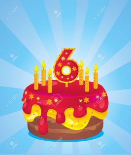 12741598-colorful-iced-birthday-cake-with-candles-Stock-Vector